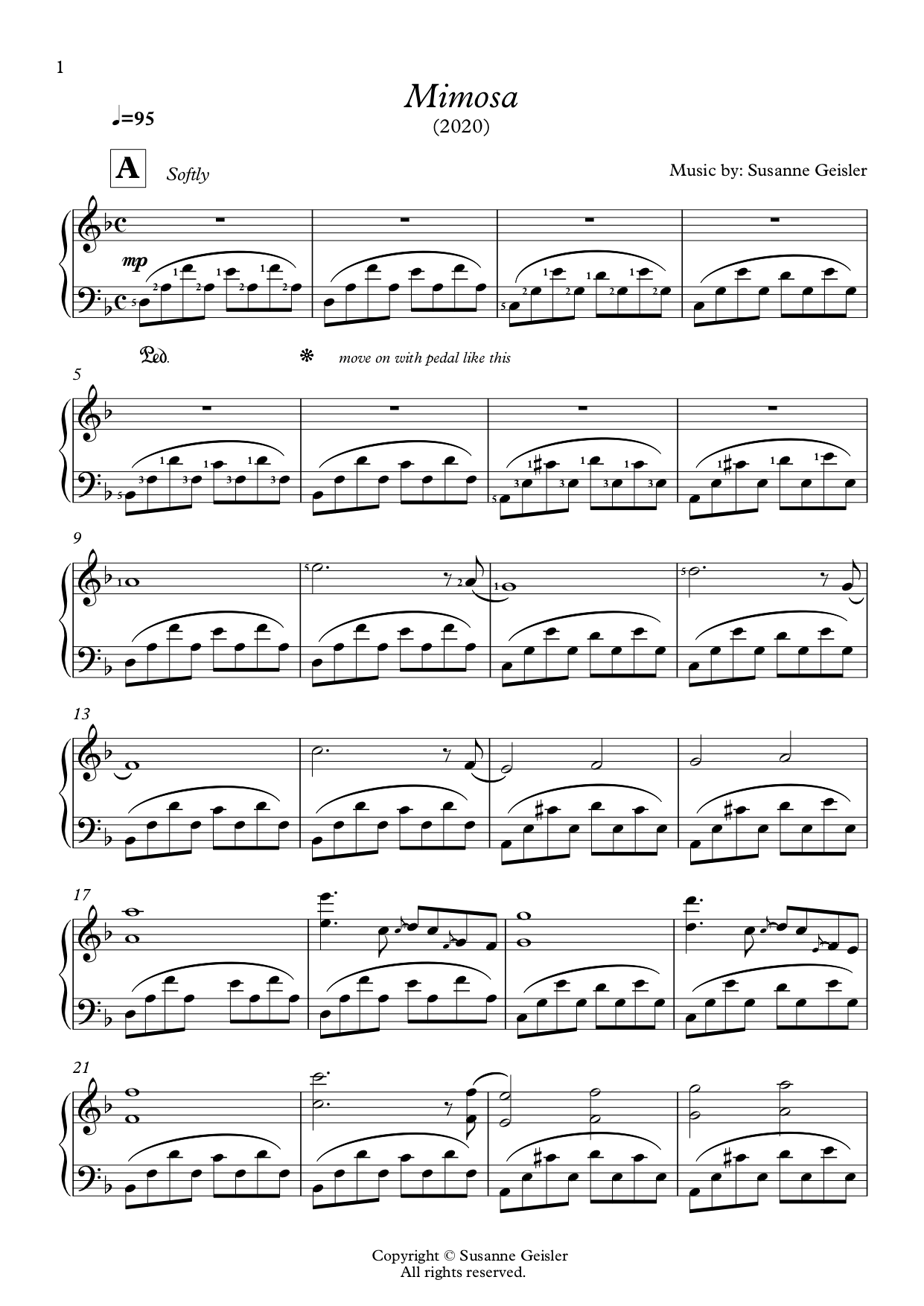 Mimosa (Sheet Music)