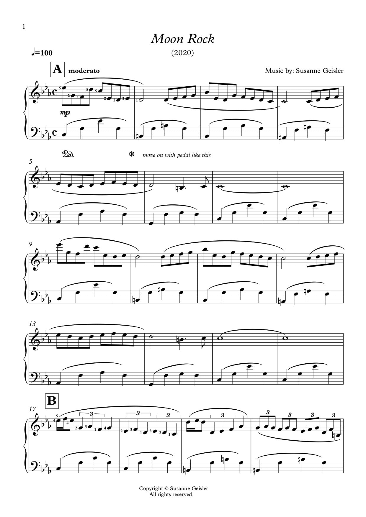 Moon Rock (Sheet Music)